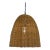 Regina Andrew Organic Modern Woven Tan Wicker Outdoor Beehive Pendant, For Sale
