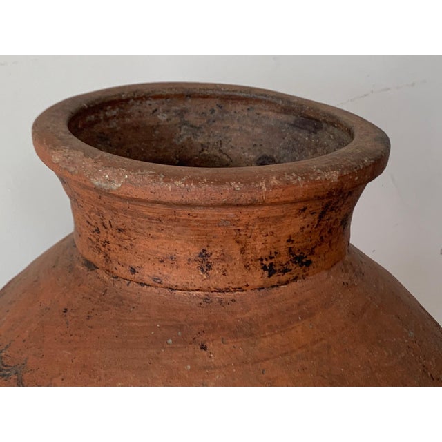17th Century Spanish Red Terracotta Vessel, Vase, Planter With Low Tap For Sale - Image 9 of 13