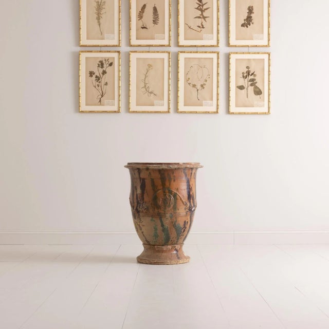 Rustic 19th Century French Anduze Jardiniere Signed Boisset For Sale - Image 3 of 13