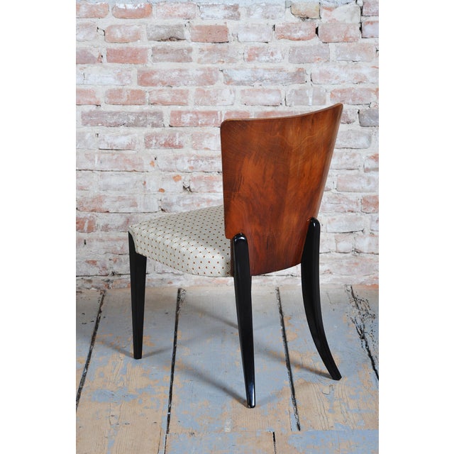 Brown Art Deco Beech Chairs attributed to Halabala for Up Závody, Czech, 1930s, Set of 6 For Sale - Image 8 of 18