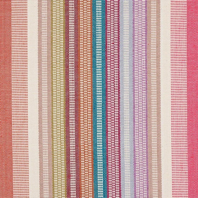 Traditional Schumacher X A Rum Fellow Ripple Stripe Fabric in Macaroon For Sale - Image 3 of 4