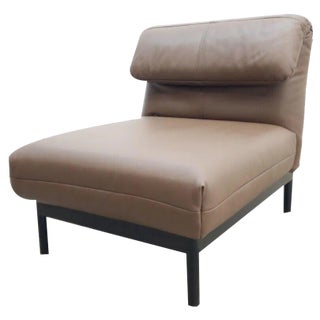 Plura Leather Armchair in Brown from Rolf Benz For Sale