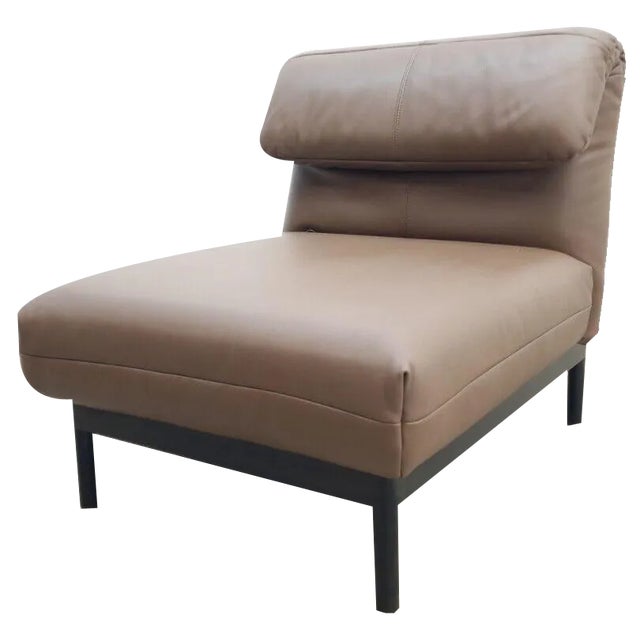 Plura Leather Armchair in Brown from Rolf Benz For Sale