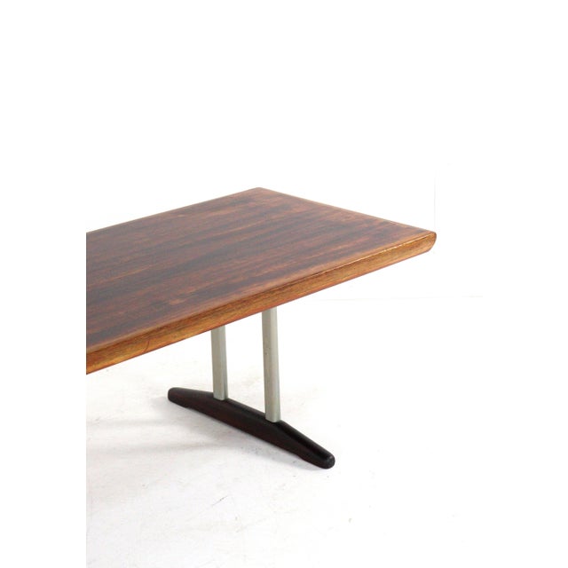 Rosewood & Walnut Drachten Coffee Table For Sale - Image 11 of 14
