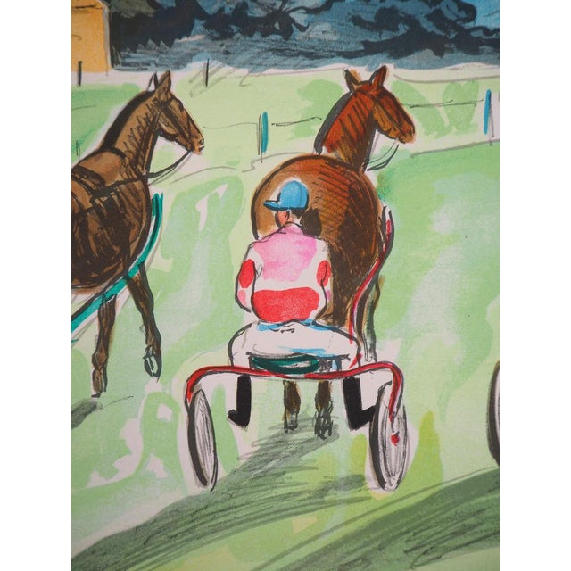 Yves Brayer, Les trotteurs, Lithograph For Sale - Image 5 of 8