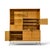 Paul McCobb for Calvin Irwin Collection Mid Century Bleached Mahogany and Brass Credenza and Hutch For Sale - Image 14 of 15
