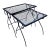 Salterini Style Mid Century Modern Iron Nesting Tables, 2 Pieces For Sale