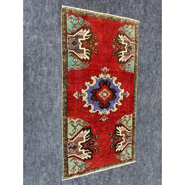 Early 21st Century Turkish Yastik Rug 1'7" x 3' For Sale - Image 5 of 5
