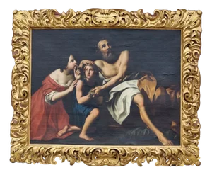 Isaac Blesses Jacob, 1700, Oil on Canvas