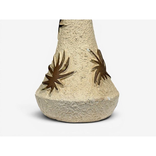 1950s American Modern, Atomic Age Table Lamps, Chalkware, Fiberglass - a Pair For Sale - Image 10 of 14