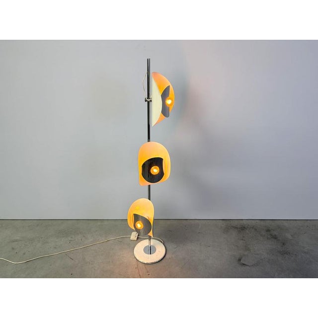 Mid-Century Floor Lamp by Brevetatto, Italy, 1960s For Sale - Image 10 of 12