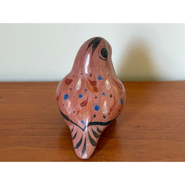 Ceramic Mexican Folk Art Tonala Bird For Sale - Image 7 of 12