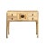 Chinese Oriental Natural Raw Wood Tan Drawers Slim Foyer Side Table For Sale - Image 4 of 6