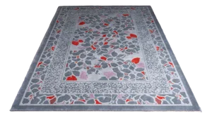 Sisal-Aksent Rectangular Rug in Virgin Wool