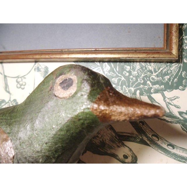 Wood Antique Carved Wooden Bird, 1890s For Sale - Image 7 of 15