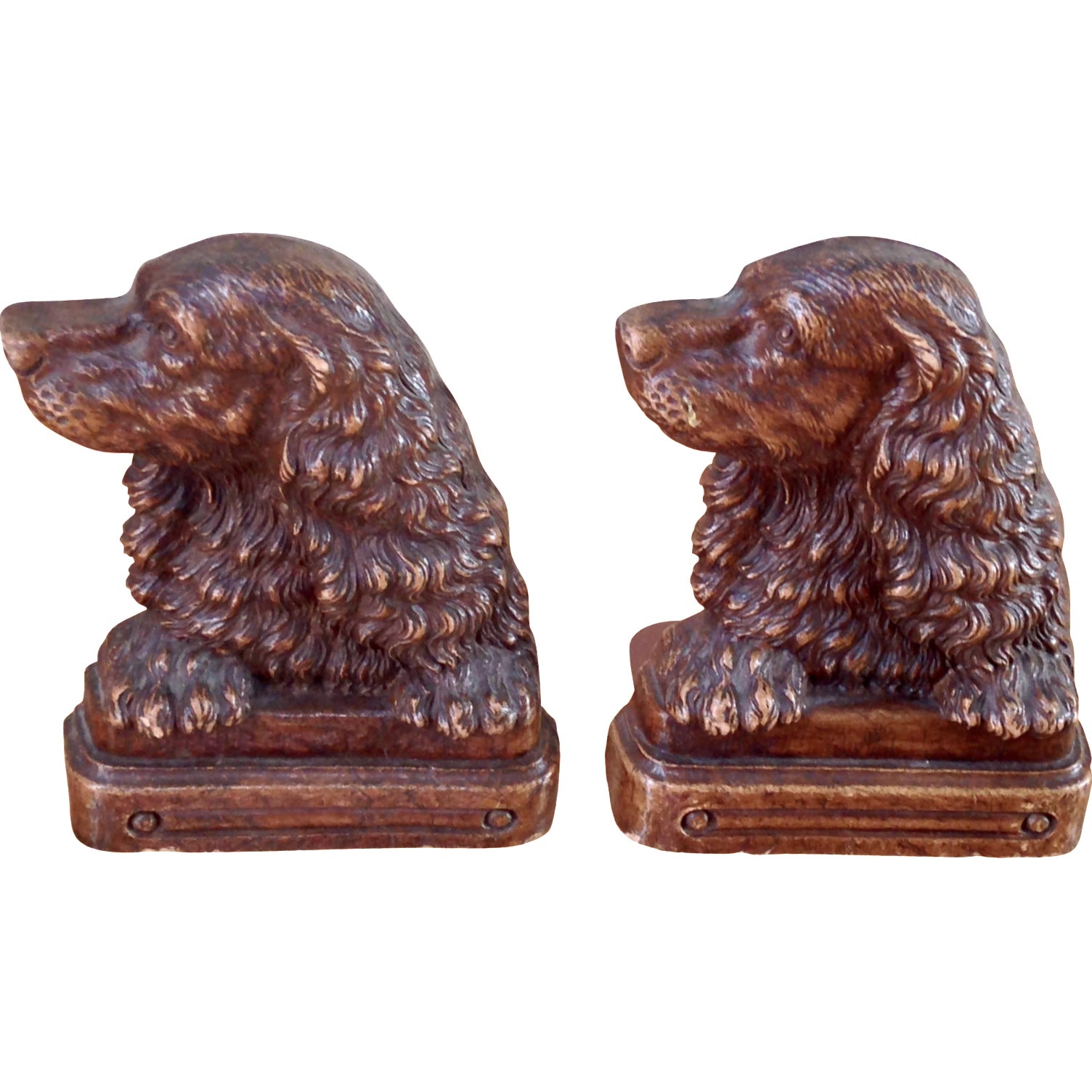 Irish Setter Bookends A Pair Chairish