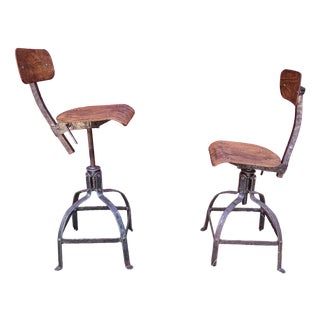Vintage Chairs from Bienaise, 1950s, Set of 2 For Sale