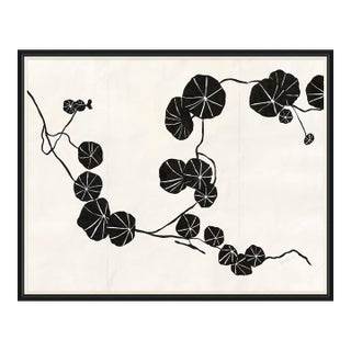 Nasturtium (var. 2) by Susan Hable, Black Frame For Sale