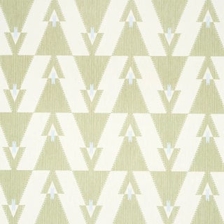 Schumacher X A Rum Fellow Kalido Wallpaper In Pistachio For Sale