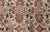 Mid 20th Century Vintage Oushak Rug From Turkey With All-Over Floral Design in Ivory, Brown & Red For Sale - Image 5 of 13