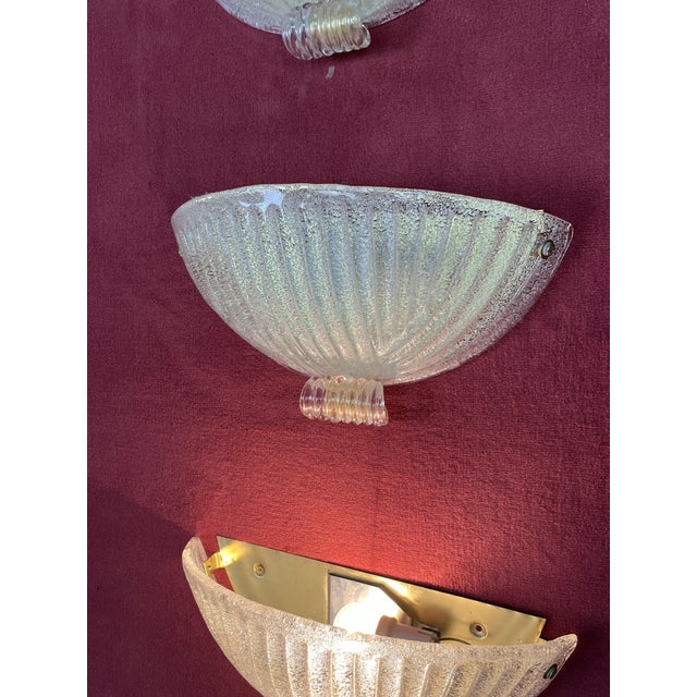 Mid-Century Murano Glass Wall Lamps, 1960s, Set of 3 For Sale - Image 12 of 18
