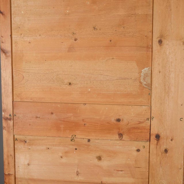 Large Antique Fir Wardrobe For Sale - Image 10 of 18