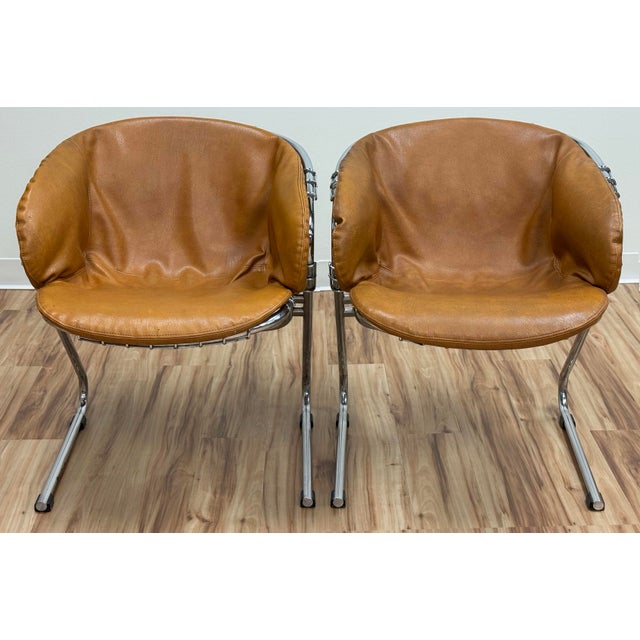 Gastone Rinaldi Vintage Flynn Dining Chairs by Gastone Rinaldi for Thema, a Pair For Sale - Image 4 of 17