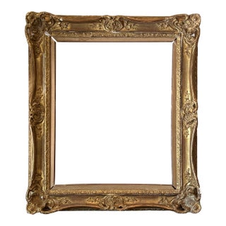 1940s French Gilded Louis XV Style Cast Frame, Les Cadres Gault, Paris For Sale
