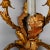 Brass Tall Five-Light Gilt Metal Leaf Form Sconces - a Pair For Sale - Image 8 of 9