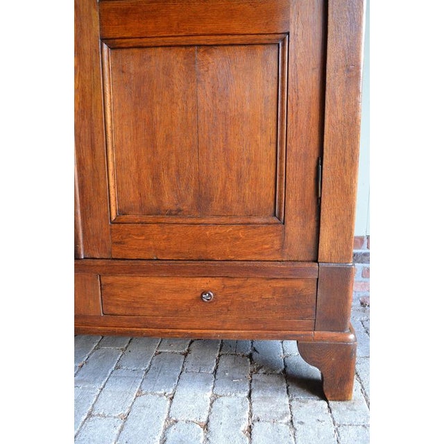 Antique Louis Philippe Oak Cabinet For Sale - Image 6 of 11