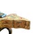 Blue Antique Venetian Style Lacquered Wood Vanity Table and Desk With Folding Storage Wings and Mirror For Sale - Image 8 of 18