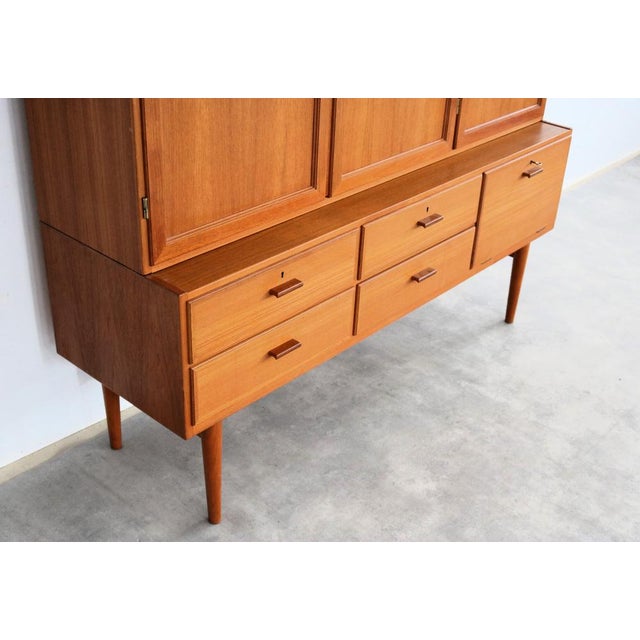 Wood Prisma Highboard by Erik Wortz for IKEA, 1960s For Sale - Image 7 of 9