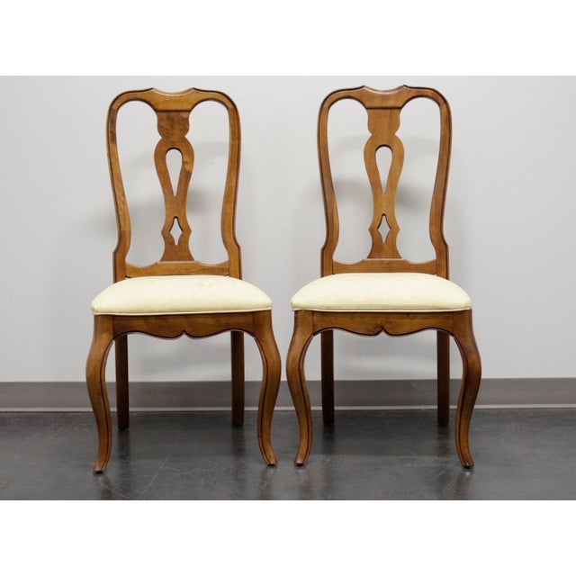 Ethan Allen French Country Dining Side Chairs Pair 3 Chairish