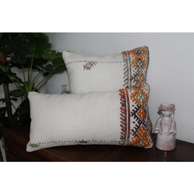 Turkish Kilim Decorative Pillow Cover - 16”x16" & 10.5"x20" For Sale - Image 13 of 13
