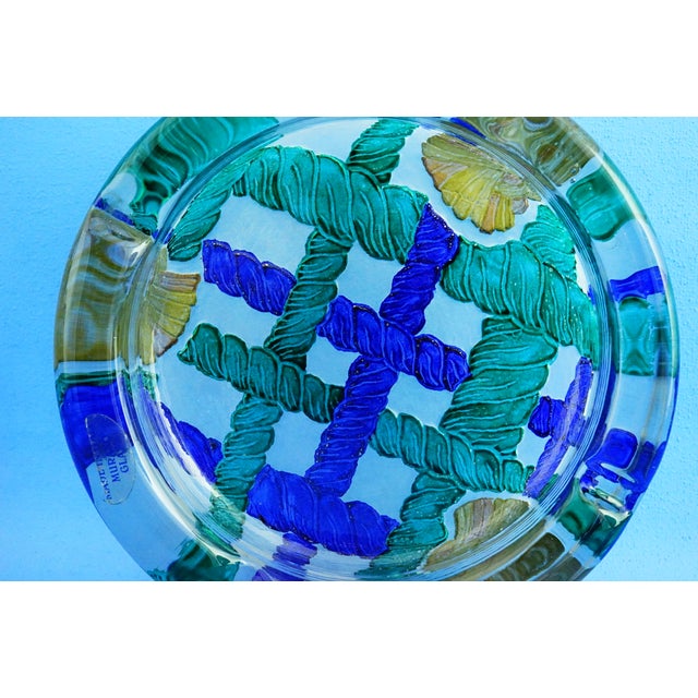 Vintage Murano Submerged Glass Ashtray by Antonio Da Ros, 1960s For Sale - Image 18 of 18