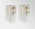 Vintage Murano Glass and Chromed Metal Wall Sconces, Italy, 1960s, Set of 2 For Sale - Image 3 of 11