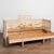 19th century Swedish Gustavian bench, crafted in pine with a heavily distressed original painted finish. The overall...