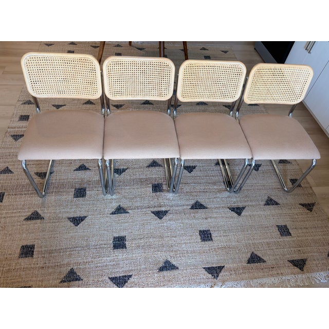 Cesca™ Upholstered Side Chairs by Marcel Breuer for Knoll Studio, Set of 4 For Sale - Image 16 of 16