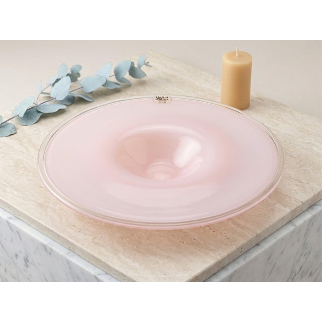 Glass Murano Glass Centerpiece from Veart, 1990s For Sale - Image 7 of 8