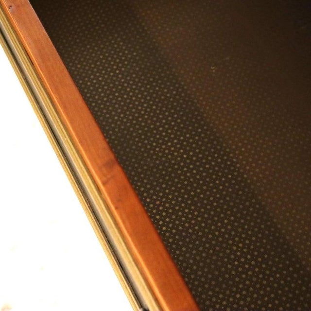 Antique Italian Ebonized & Gilt Trim Cherry 7-Drawer Classical Semainier C1930 For Sale - Image 11 of 17