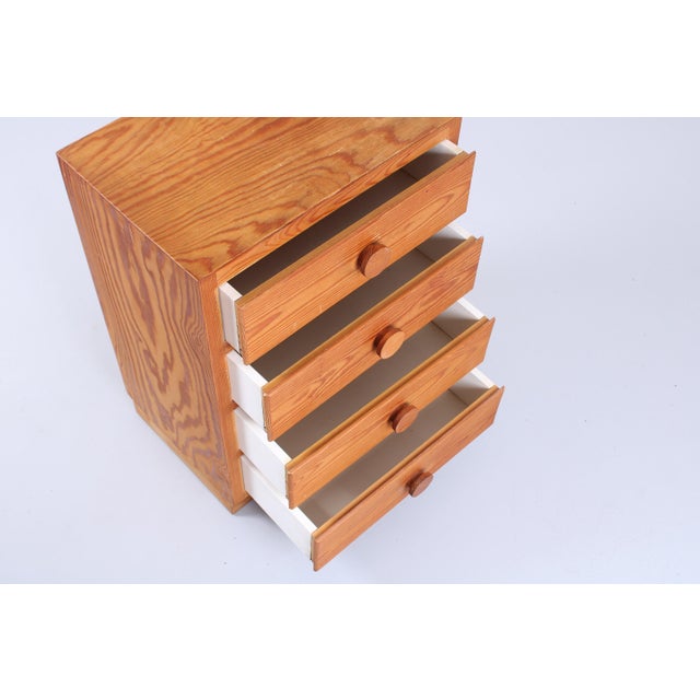 Vintage Pinewood Chest of Drawers, 1970s, Set of 2 For Sale - Image 6 of 13