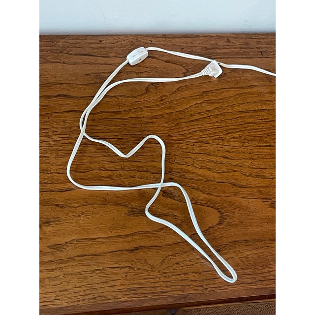 Glass Vintage Cofrac Art Verrier Style French Crystal Table Lamp With Draped Glass Shade For Sale - Image 7 of 7