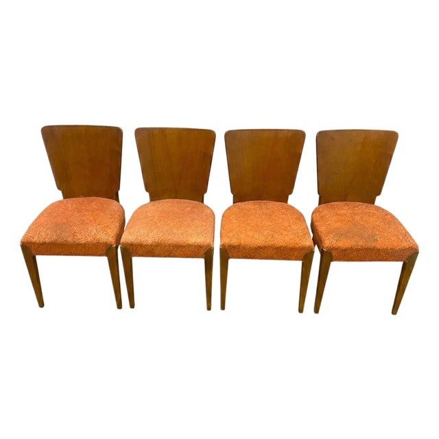Chairs by Jindřich Halabala, Former Czechoslovakia, 1960s, Set of 4 For Sale