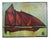 Abstract Boat, 1950s, Oil Painting on Canvas For Sale