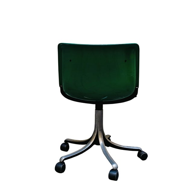 Tecno Green Modus Office Chair by Osvaldo Borsani for Tecno, Italy, 1975 For Sale - Image 4 of 10