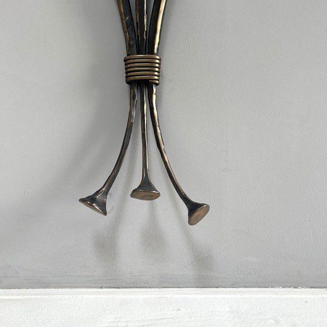 Forged Bronze Console in the style of Lothar Klute, 1980s, in Flawless conditions. Designed 1980 to 1989