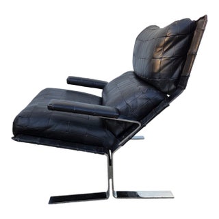 Late 20th Century Lounge Chair Armchair Attributed to Richard Hersberger Pace For Sale