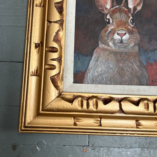 Contemporary Contemporary Original Painting by Stephen Heigh “Rabbit” For Sale - Image 3 of 5