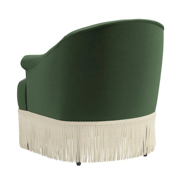 Fringe Chair in Titan Emerald For Sale In Chicago - Image 6 of 9