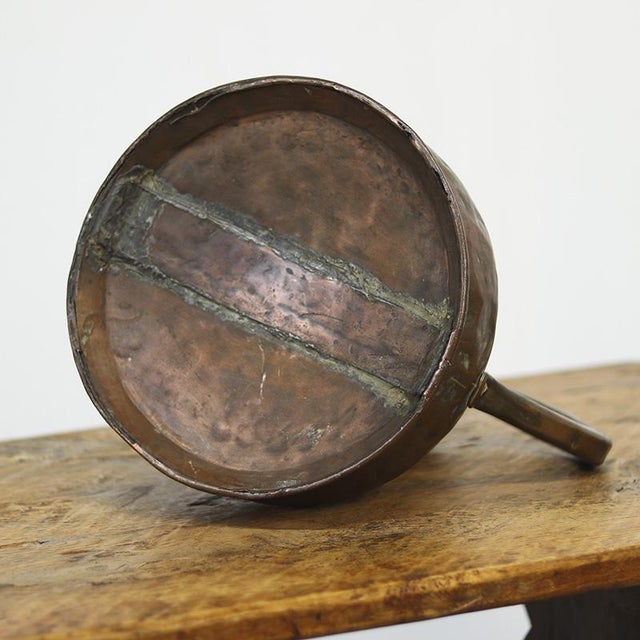 Metal 19th Century Victorian Weathered and Patinated Haystack 2 Gallon Measure Jug For Sale - Image 7 of 11